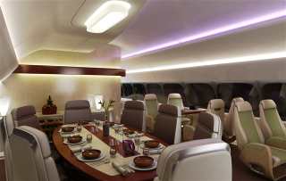 Illustration for article titled VIP Edition 787 Dreamliner Still Kicks Airbus' Butt With Style
